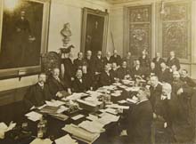 Photograph of members at Council meeting in 1902