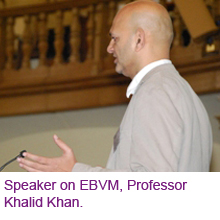 EBVM symposium Khalid Khan