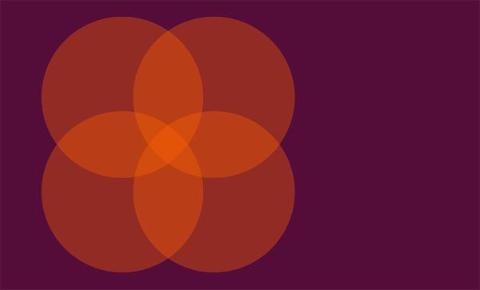 purple and orange graphic